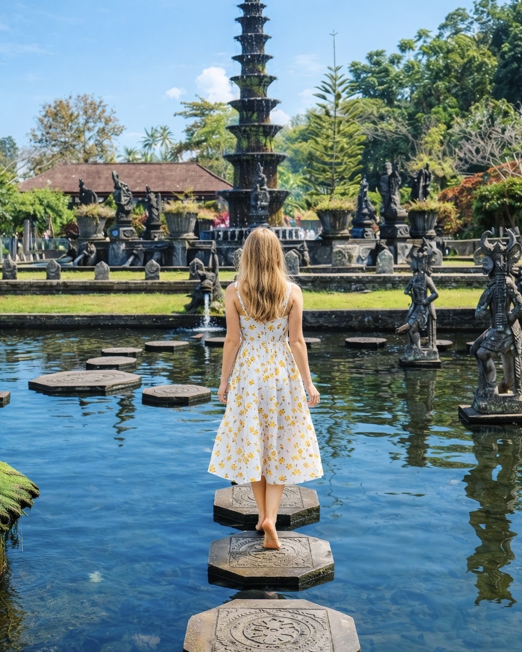 EAST BALI TOUR: Lempuyang Temple, Tirta Gangga & Goa Raja Waterfall ...
